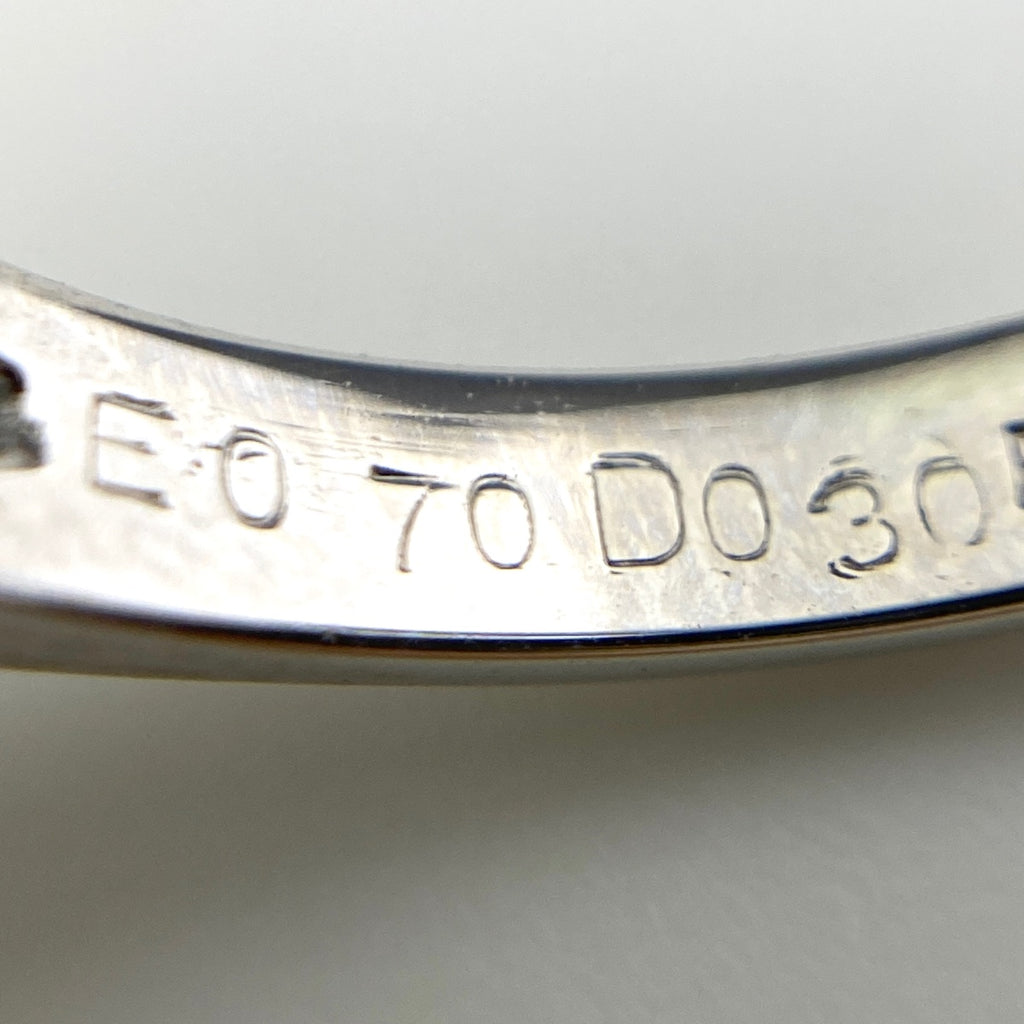 エメラルド デザインリング プラチナ 指輪 メレダイヤ リング 12号 Pt900 エメラルド ダイヤモンド レディース 【中古】nbjwl