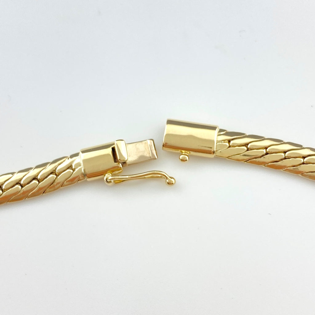 ミキモト インペリアルトパーズ デザインネックレス YG イエローゴールド ペンダント メレダイヤ ネックレス K18 インペリアルトパーズ レディース 【中古】brjwl