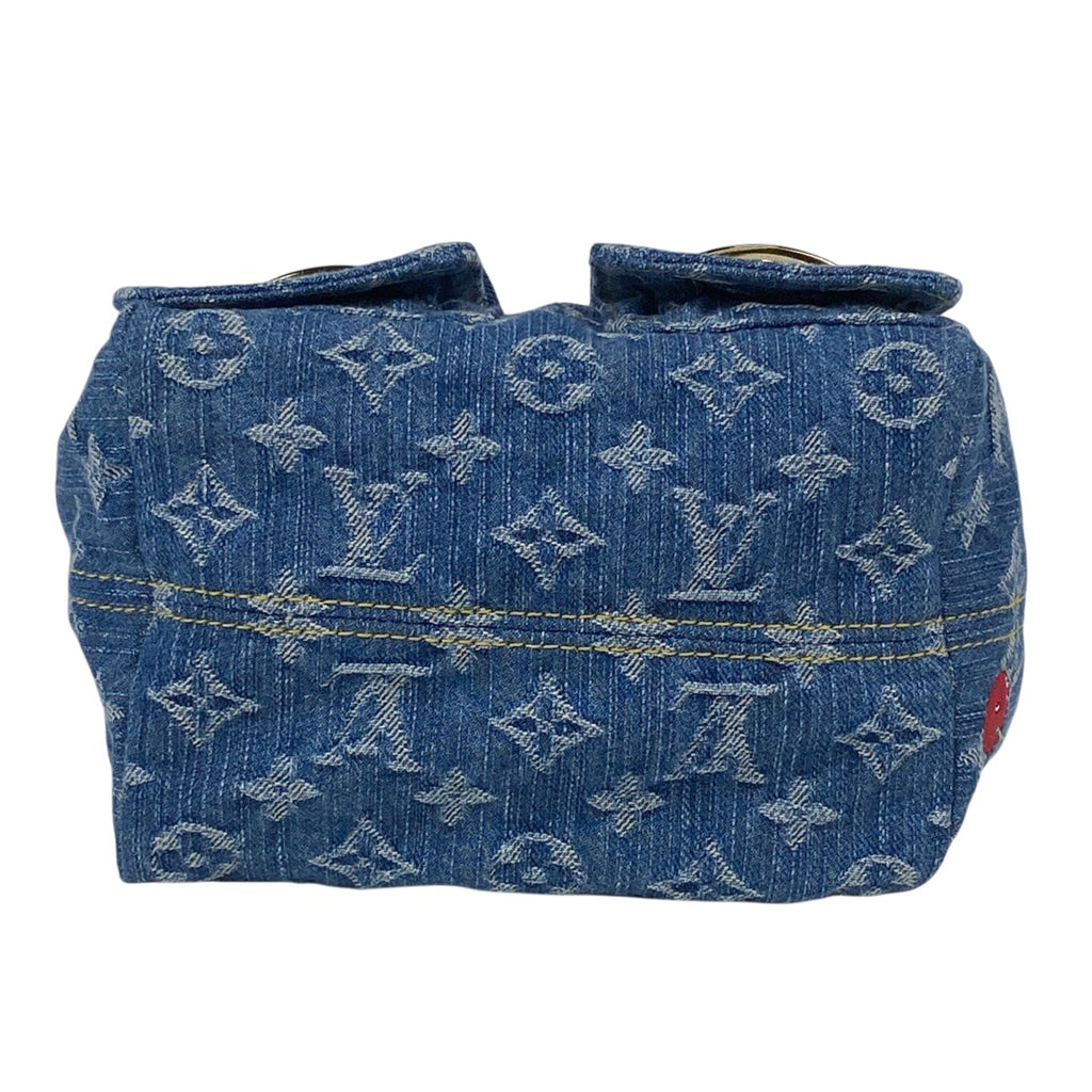 ルイ・ヴィトン LV × TM ヴェニス 村上隆 サクランボ チェリー リュック モノグラムデニム ブルー M13679 レディース 【中古】brbag