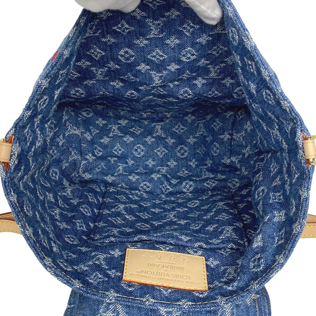 ルイ・ヴィトン LV × TM ヴェニス 村上隆 サクランボ チェリー リュック モノグラムデニム ブルー M13679 レディース 【中古】brbag