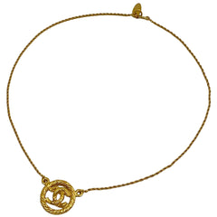 シャネル ココマーク ネックレス ラウンド ネックレス GP ゴールド レディース 【中古】bracc