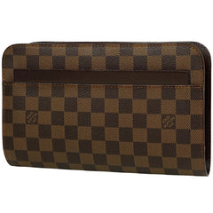 ルイ・ヴィトン サンルイ クラッチバッグ 手持ち セカンドバッグ ダミエ ブラウン N51993 メンズ 【中古】brbag