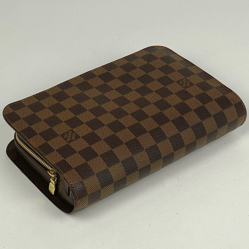 ルイ・ヴィトン サンルイ クラッチバッグ 手持ち セカンドバッグ ダミエ ブラウン N51993 メンズ 【中古】brbag