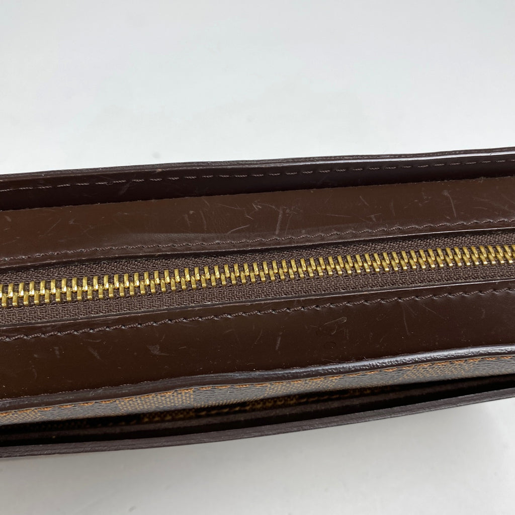 ルイ・ヴィトン サンルイ クラッチバッグ 手持ち セカンドバッグ ダミエ ブラウン N51993 メンズ 【中古】brbag