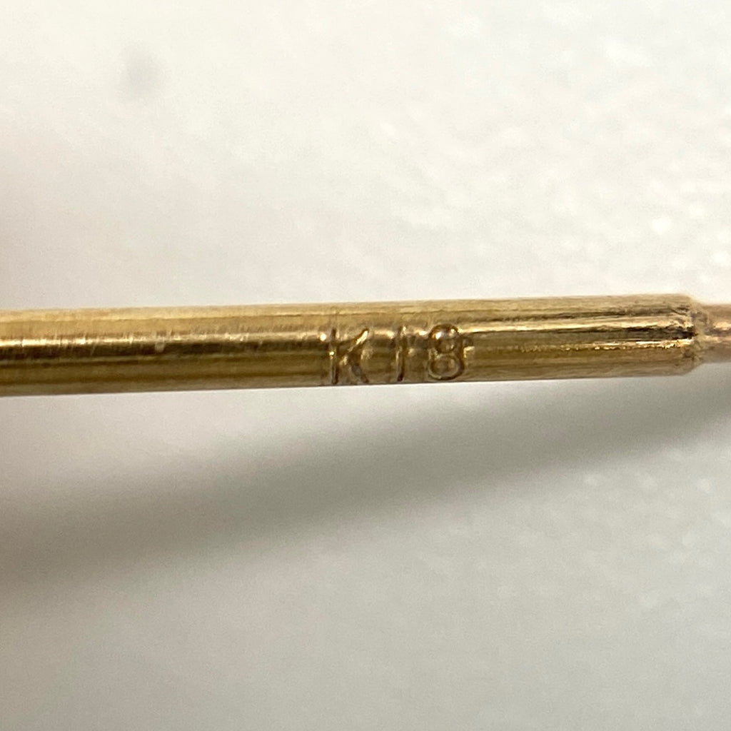 フラワーモチーフ デザインピアス PG ピンクゴールド メレダイヤ 花 ピアス K18 ダイヤモンド レディース 【中古】nbjwl