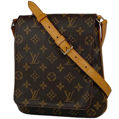 ルイ・ヴィトン ミュゼット サルサ ロング 斜め掛け ショルダーバッグ モノグラム ブラウン M51387 レディース 【中古】brbag
