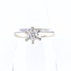 ダイヤモンド デザインリング プラチナ 指輪 リング 11号 Pt900 ダイヤモンド レディース 【中古】nbjwl