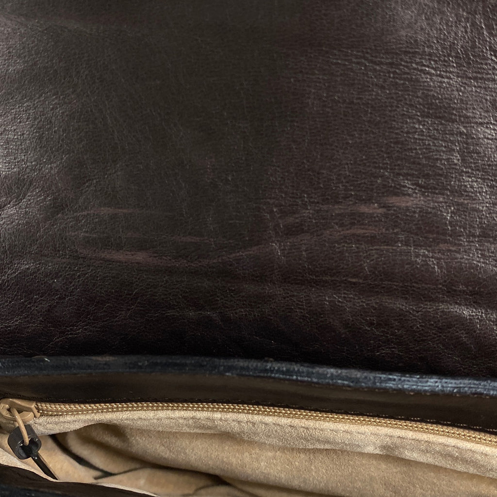 ボッテガヴェネタ イントレチャート ショルダーバッグ 肩掛け 斜め掛け 編み込み ショルダーバッグ レザー ブラウン レディース 【中古】brbag