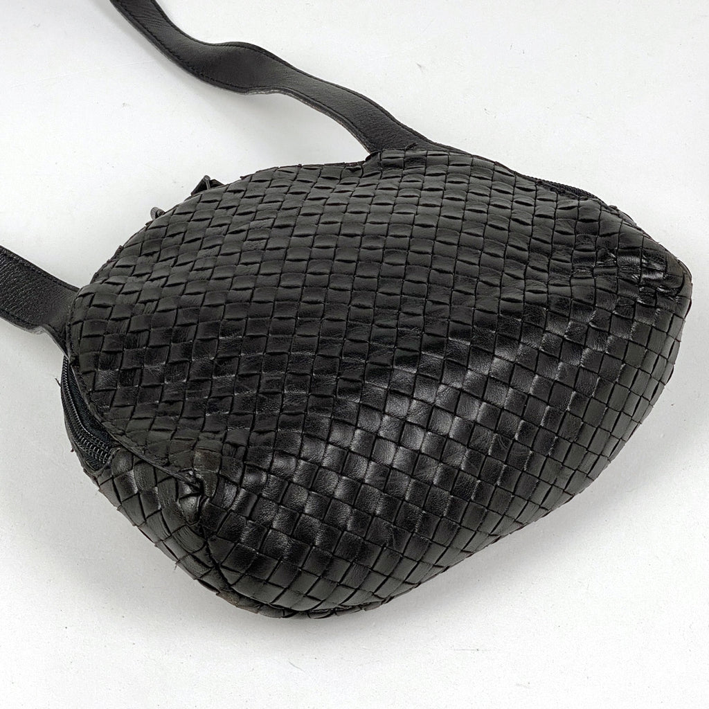 ボッテガヴェネタ イントレチャート ショルダーバッグ ワンショルダー ナッパ ショルダーバッグ レザー ブラウン レディース 【中古】brbag