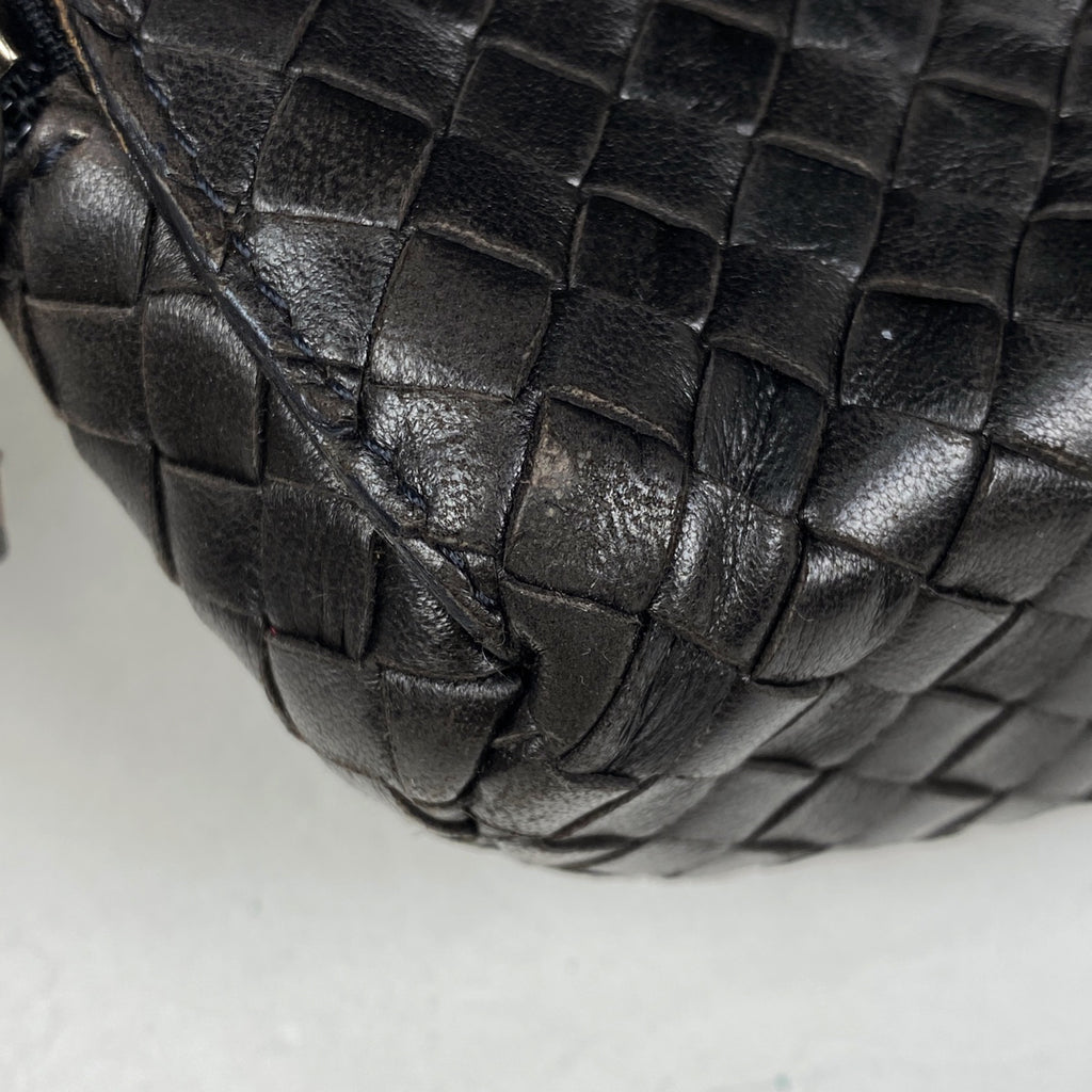 ボッテガヴェネタ イントレチャート ショルダーバッグ ワンショルダー ナッパ ショルダーバッグ レザー ブラウン レディース 【中古】brbag