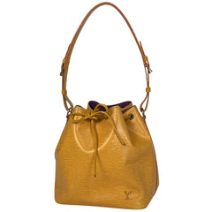 ルイ・ヴィトン プチノエ 巾着型 肩掛け ショルダーバッグ エピ タッシリイエロー M44109 レディース 【中古】brbag