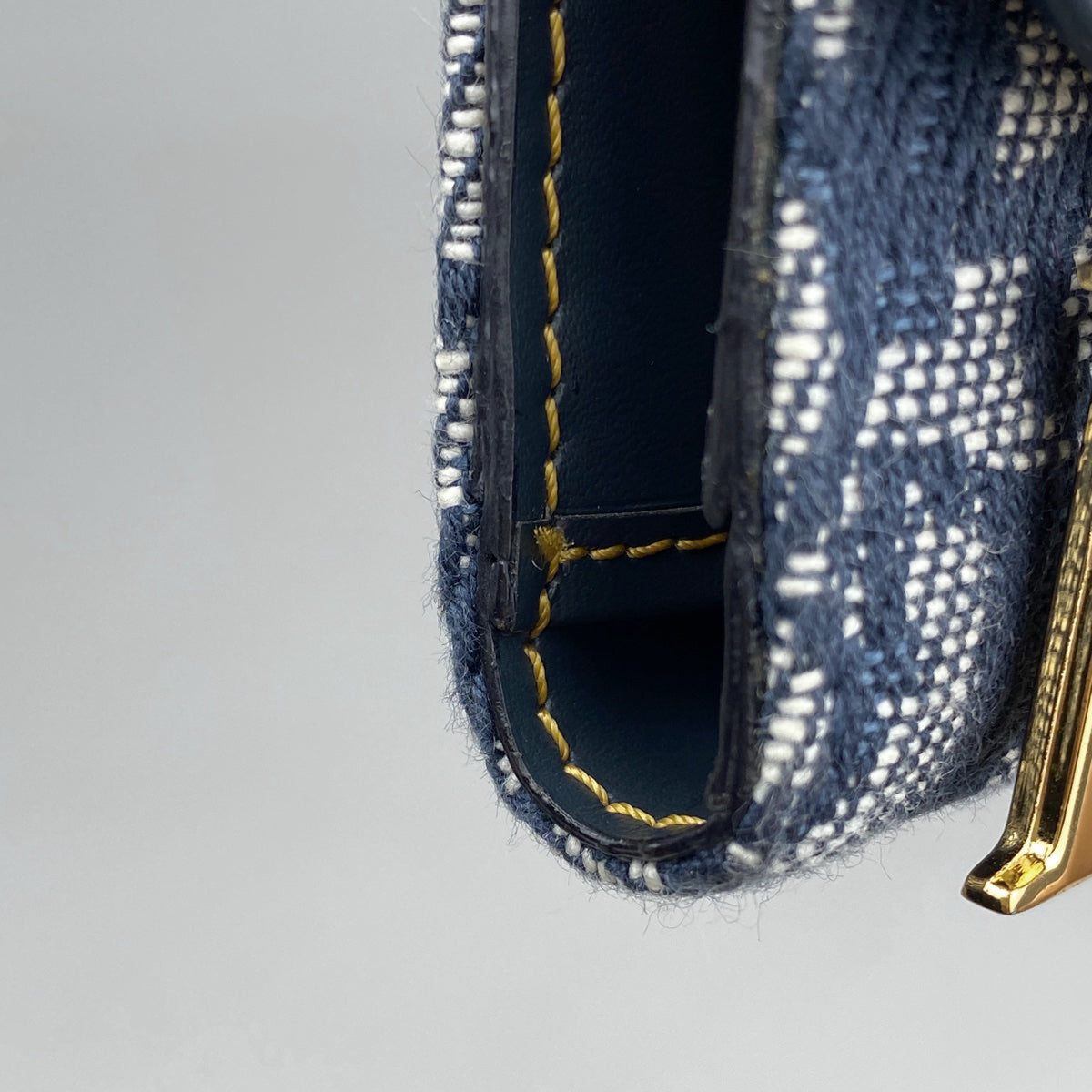 バイセル公式】クリスチャンディオール トロッター柄 三つ折り 長財布