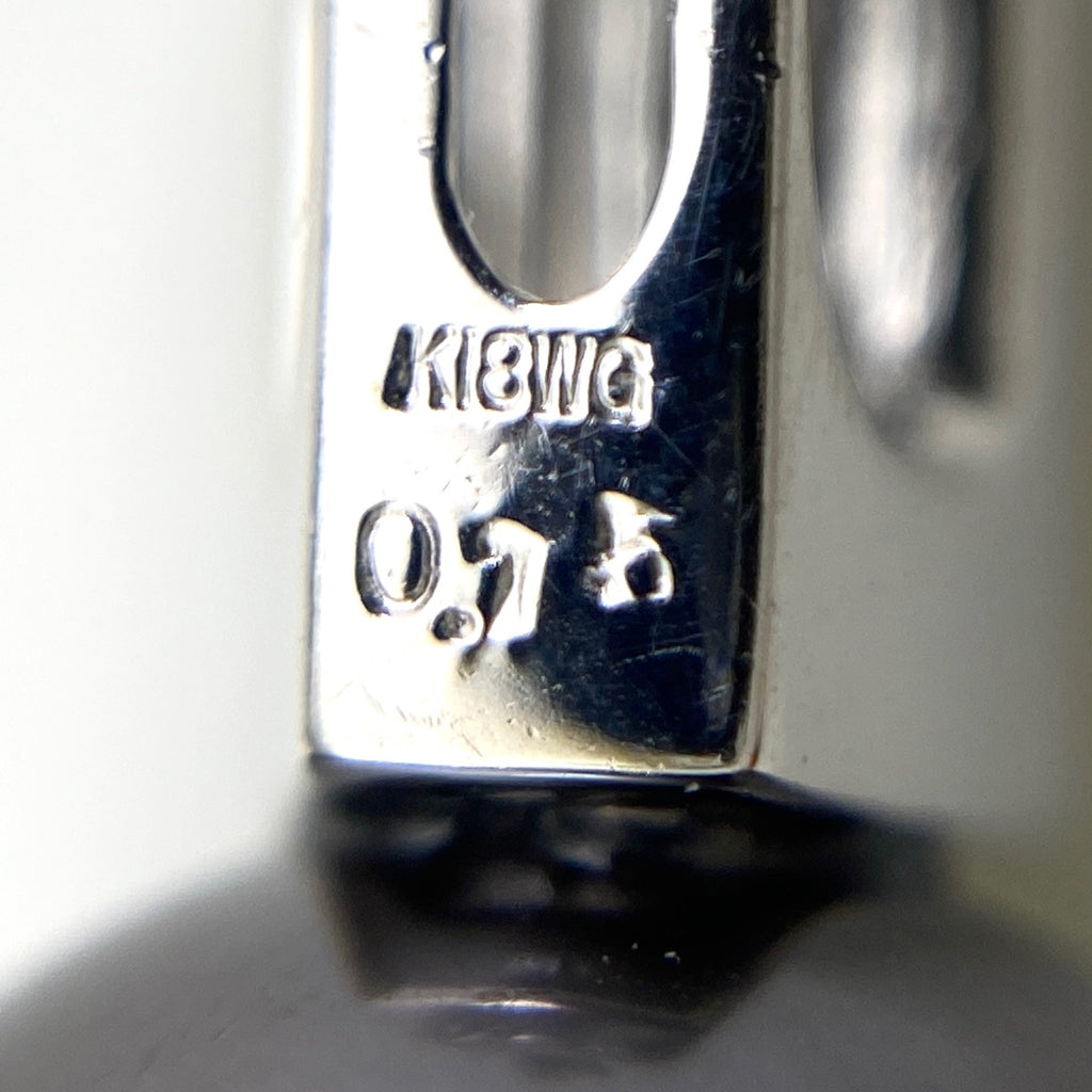パール ペンダントトップ WG ホワイトゴールド メレダイヤ 真珠 ペンダントトップ K18 WG パール レディース 【中古】nbjwl