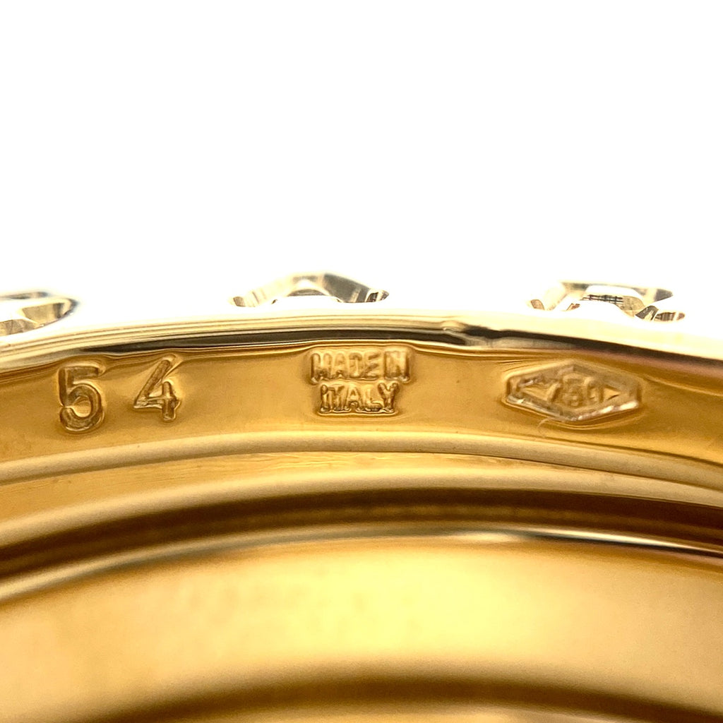 ブルガリ ビーゼロワン リング YG イエローゴールド 指輪  B-ZERO1 4バンド リング 13号 750 レディース 【中古】brjwl
