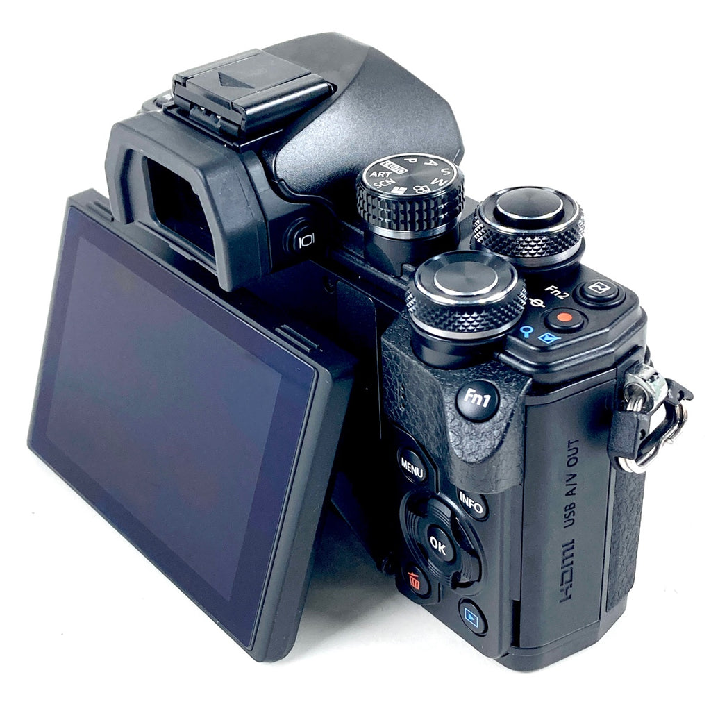 バイセル公式】オリンパス OLYMPUS OM-D E-M10 Mark II EZダブルズームキット ブラック デジタル ミラーレス 一眼カメラ  【中古】 - バイセルブランシェ