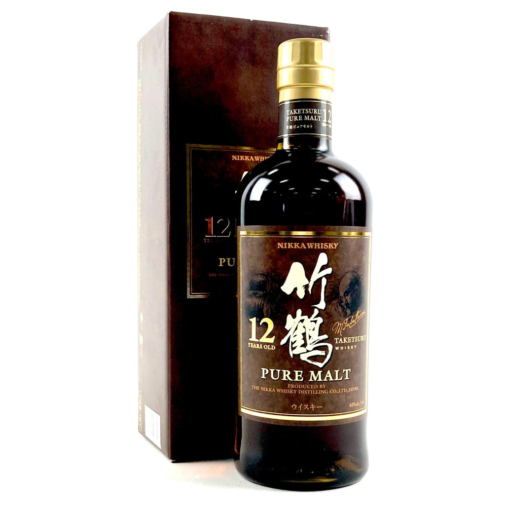 【東京都内限定お届け】ニッカ NIKKA 竹鶴 12年 ピュアモルト 丸瓶 700ml 国産ウイスキー 【古酒】