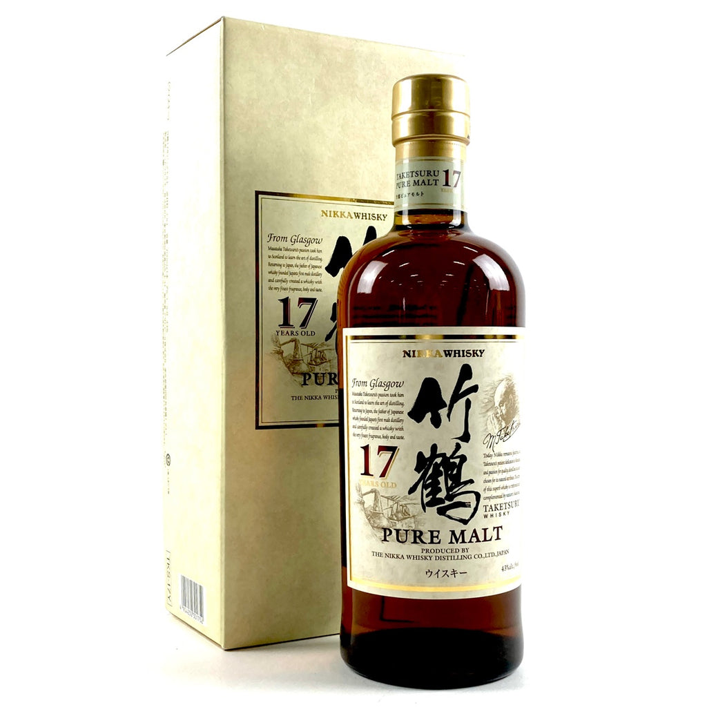 【東京都内限定お届け】ニッカ NIKKA 竹鶴 17年 ピュアモルト 700ml 国産ウイスキー 【古酒】