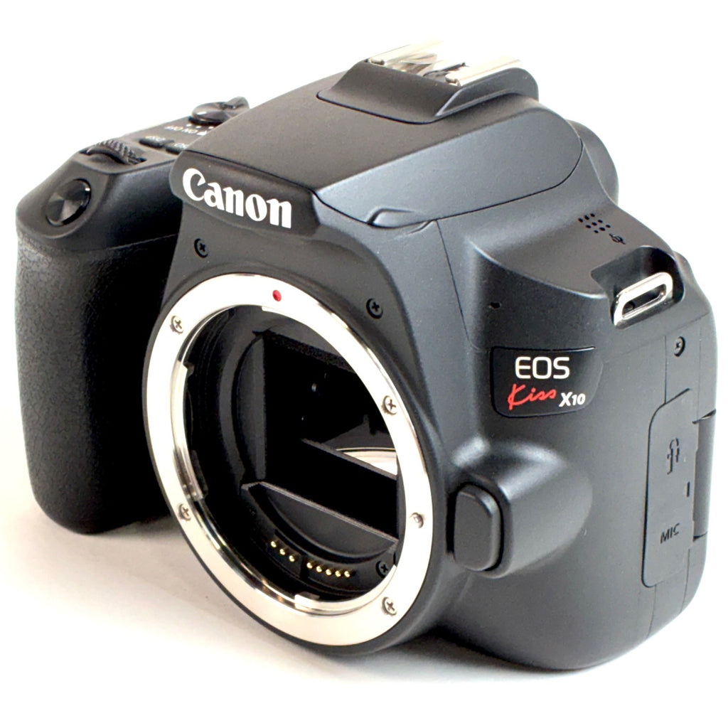 キヤノン Canon EOS Kiss X10 ダブルズームキット ブラック デジタル 一眼レフカメラ 【中古】cambb