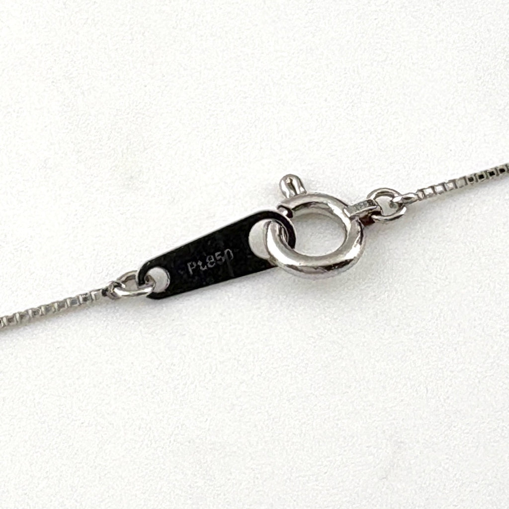 サファイア デザインネックレス WG ホワイトゴールド ペンダント ネックレス K18 WG サファイア レディース 【中古】nbjwl