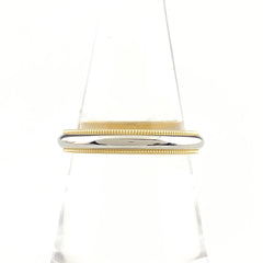 ティファニー ミルグレイン リング プラチナ YG イエローゴールド 指輪 リング 15号 Pt900 750 レディース 【中古】brjwl