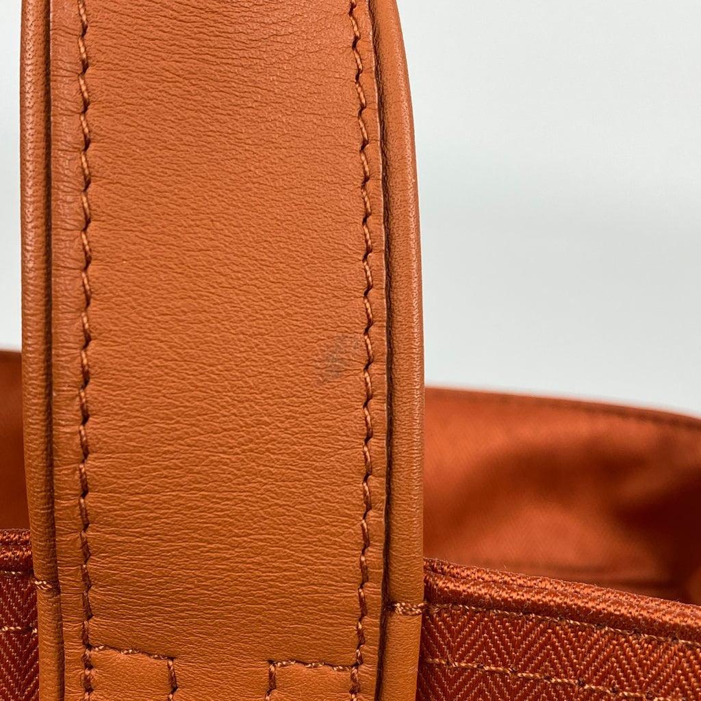 エルメス アカプルコ PM トートバッグ Hロゴ ハンドバッグ トワルシェブロン オレンジ レディース 【中古】brbag