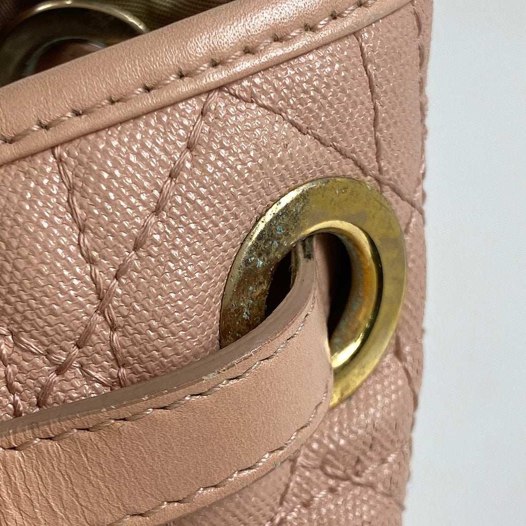 クリスチャンディオール パナレア トートバッグ カナージュ 肩掛け トートバッグ コーティングキャンバス ピンク レディース 【中古】brbag