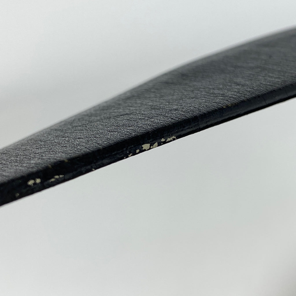 ロエベ アナグラム ショルダーバッグ ロゴ ショルダーバッグ レザー ブラック レディース 【中古】brbag