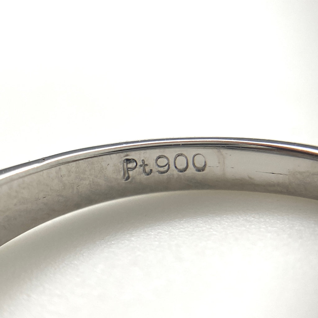 メレダイヤ デザインリング プラチナ 指輪 リング 10号 Pt900 ダイヤモンド レディース 【中古】nbjwl