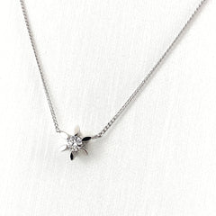 メレダイヤ デザインネックレス プラチナ ペンダント ネックレス Pt850 ダイヤモンド レディース 【中古】nbjwl