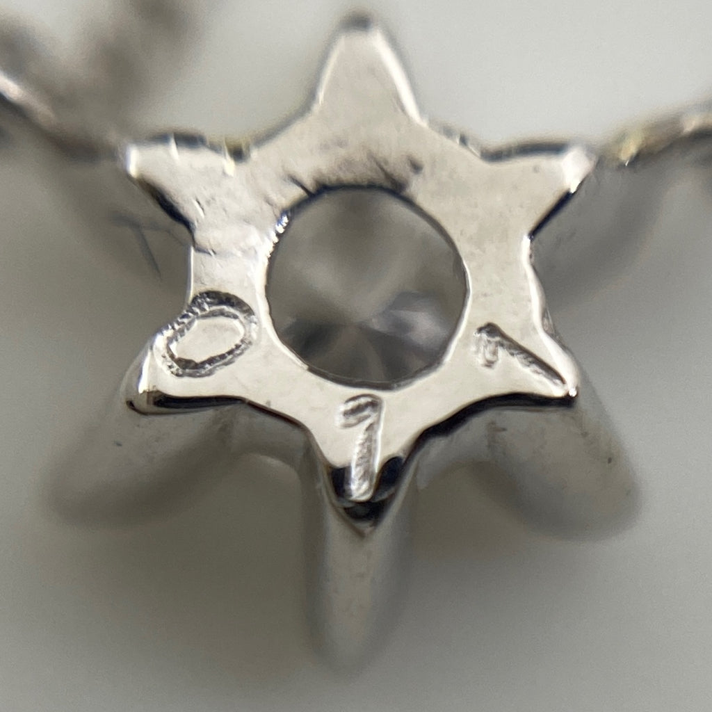 メレダイヤ デザインネックレス プラチナ ペンダント ネックレス Pt850 ダイヤモンド レディース 【中古】nbjwl