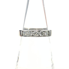 メレダイヤ デザインリング プラチナ 指輪 リング 12号 Pt900 ダイヤモンド レディース 【中古】nbjwl