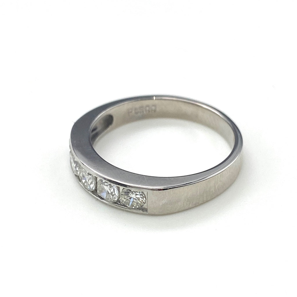 メレダイヤ デザインリング プラチナ 指輪 リング 12号 Pt900 ダイヤモンド レディース 【中古】nbjwl