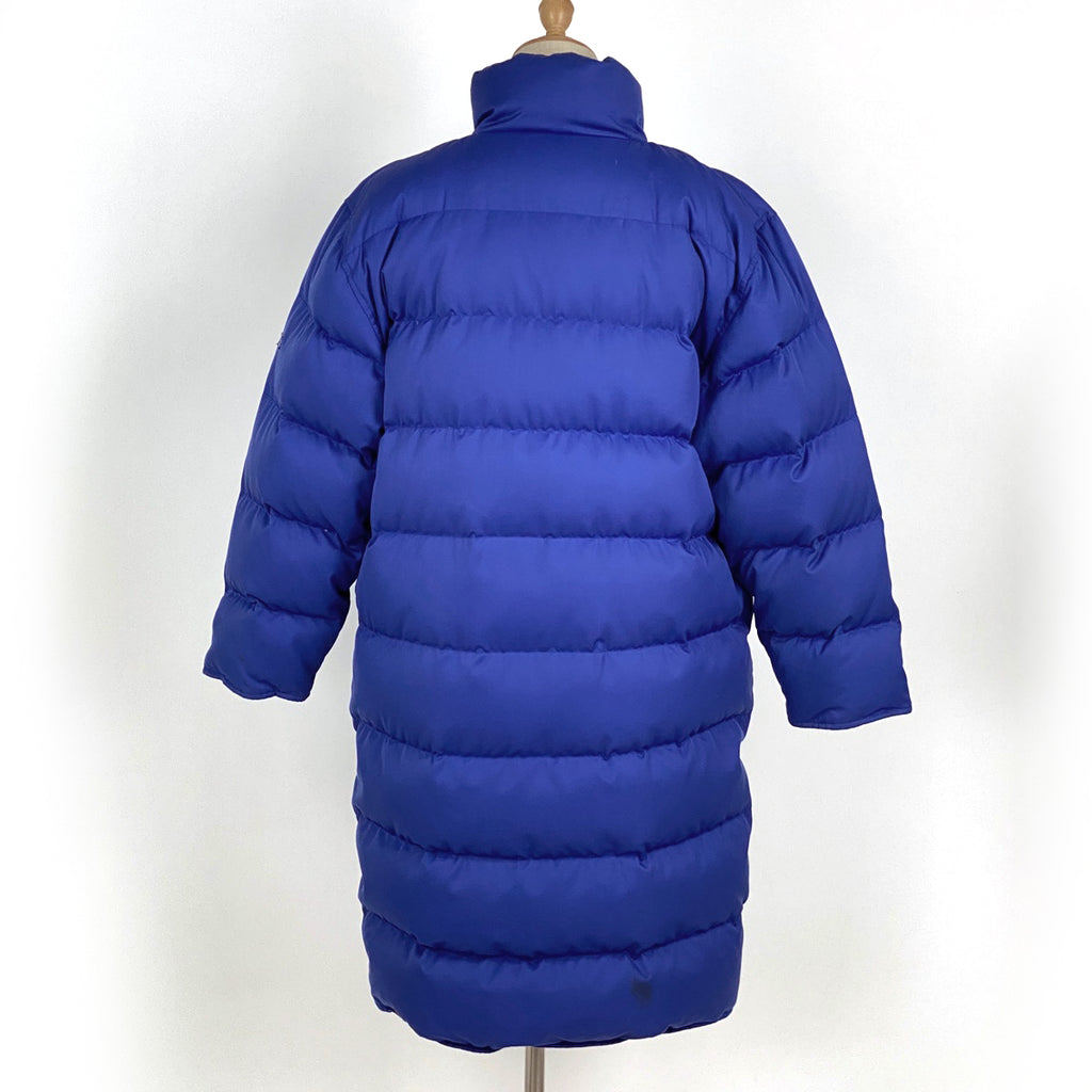 ジバンシィ ロゴボタン ダウンコート ジップアップ 防寒 アウター ダウンコート ブルー レディース 【中古】brapp