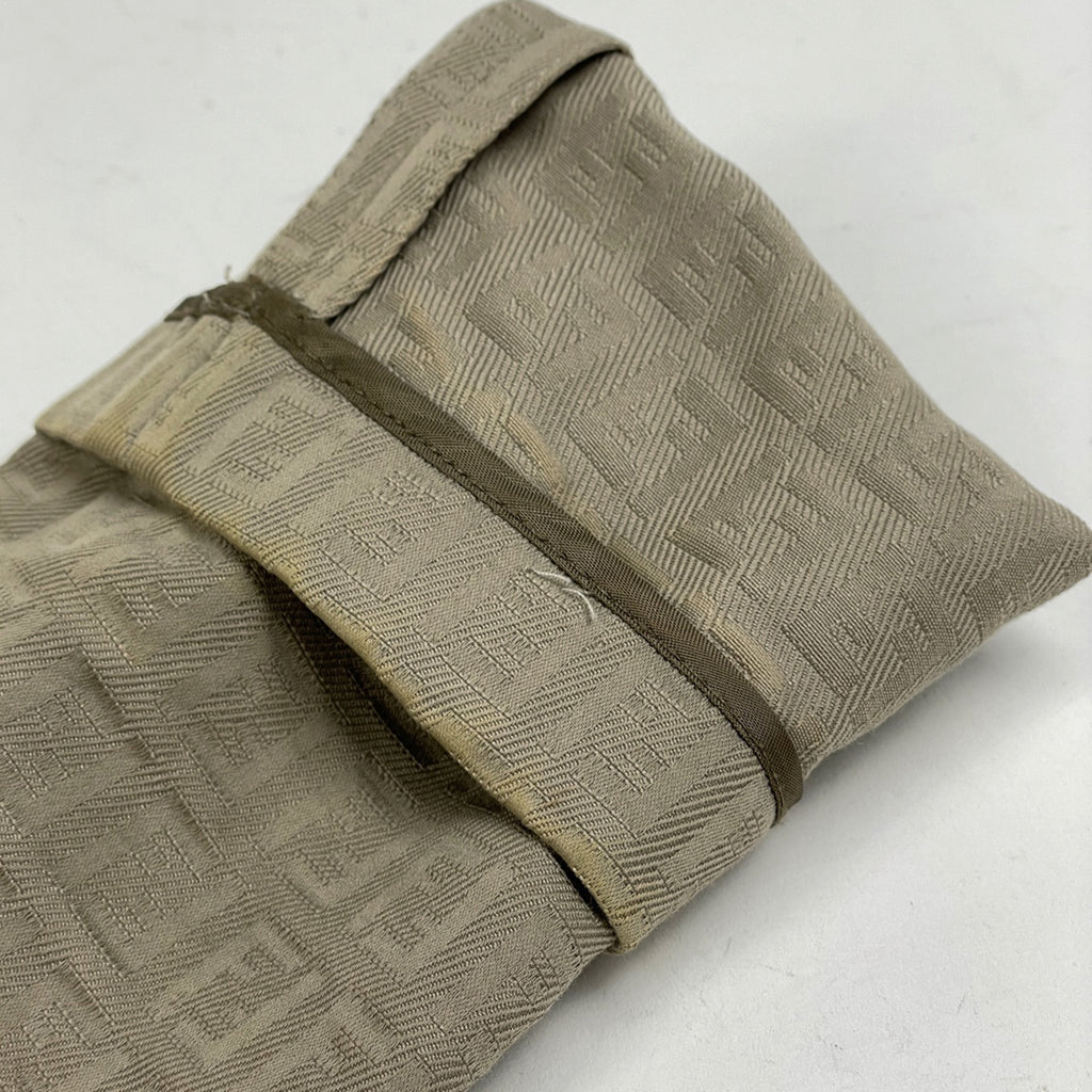 フェンディ ズッカ柄 ステンカラーコート ベルト付き FF柄 ズッキーノ柄 アウター ステンカラーコート コットン ベージュ レディース 【中古】brapp