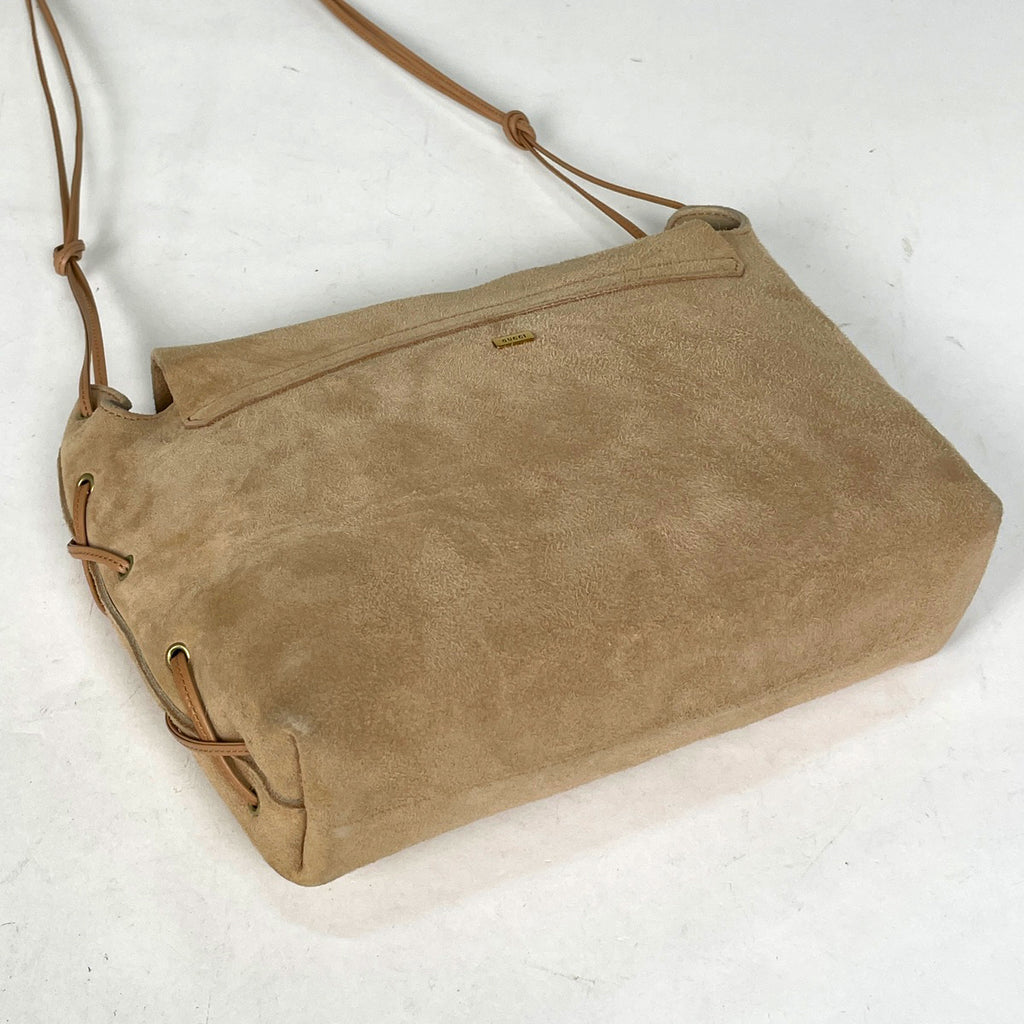 グッチ ハートモチーフ ショルダーバッグ 斜め掛け ショルダーバッグ スエード ベージュ 95107 レディース 【中古】brbag