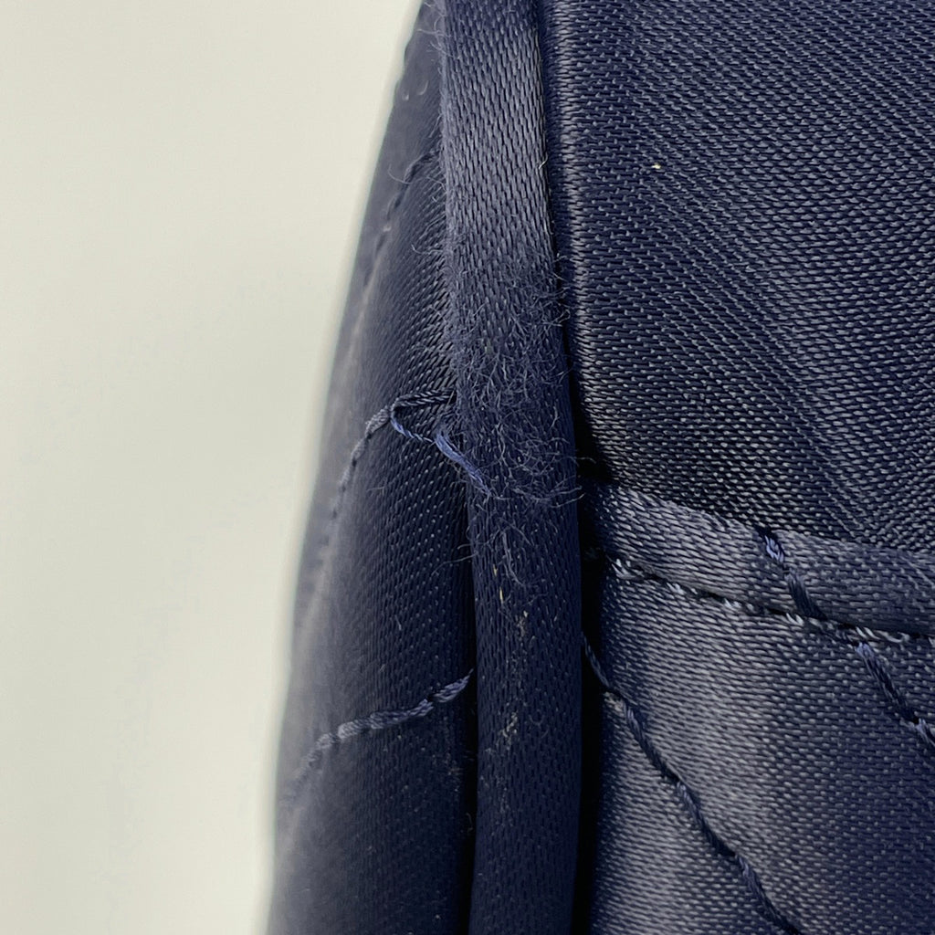 イヴ・サンローラン ロゴ ハンドバッグ YSL ボストンバッグ ハンドバッグ ナイロン ネイビー レディース 【中古】brbag