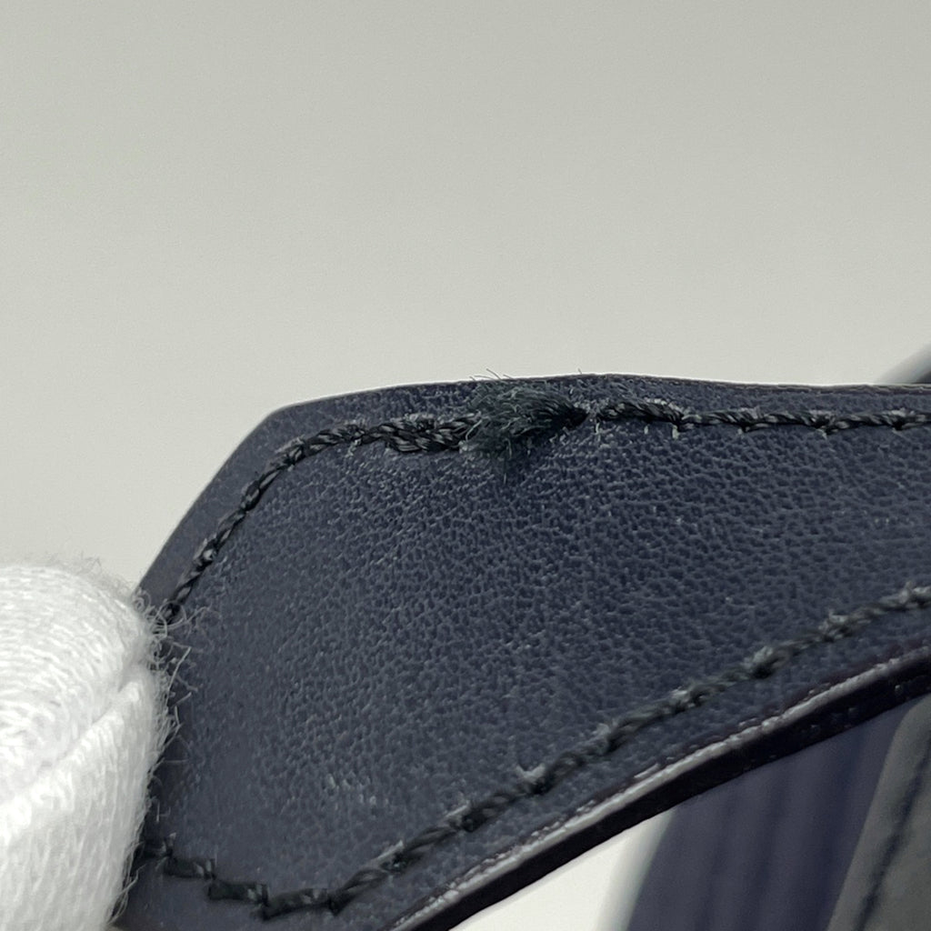 イヴ・サンローラン ロゴ ハンドバッグ YSL ボストンバッグ ハンドバッグ ナイロン ネイビー レディース 【中古】brbag