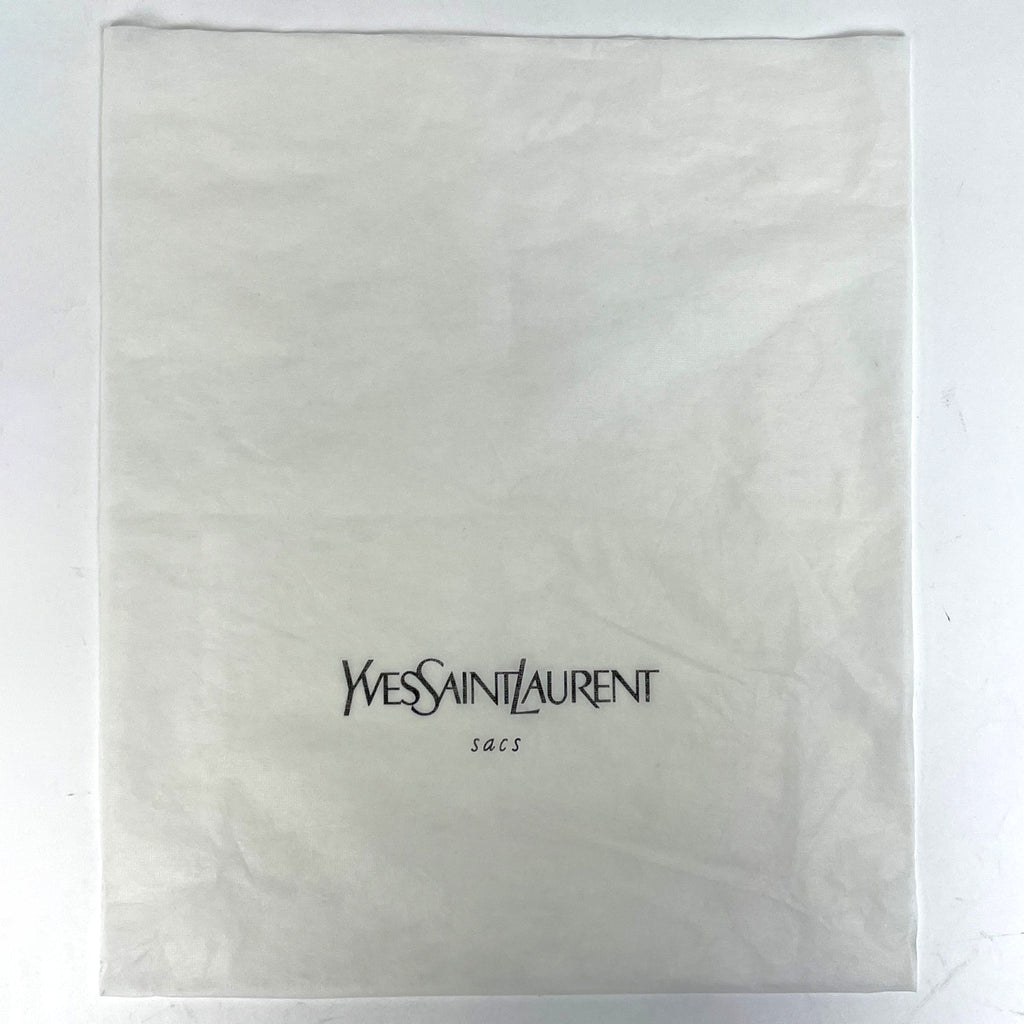 イヴ・サンローラン ロゴ ショルダーバッグ YSL 斜め掛け ショルダーバッグ ナイロン ネイビー レディース 【中古】brbag