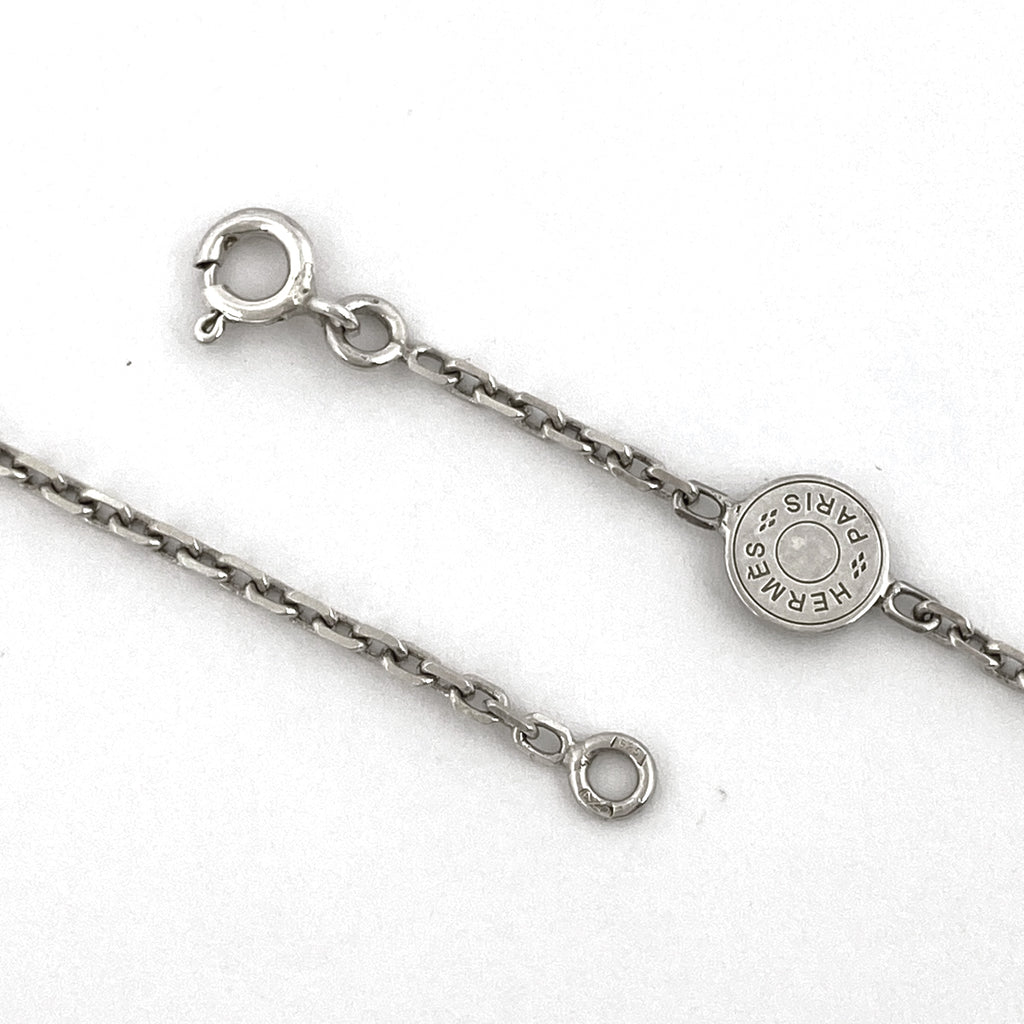 エルメス クラルテ ネックレス Hロゴ ネックレス シルバー925 シルバー レディース 【中古】bracc