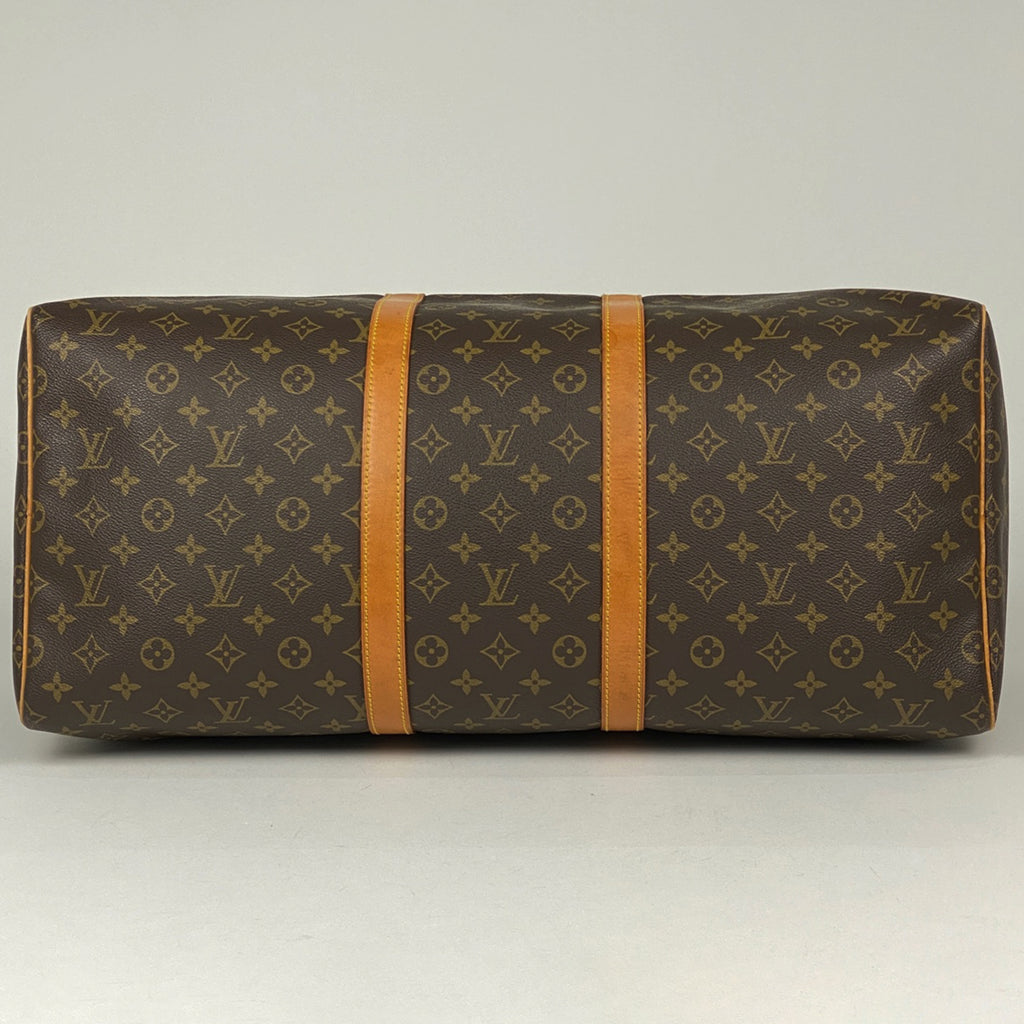 ルイ・ヴィトン キーポル 55 ハンドバッグ 旅行 出張 ビジネス ボストンバッグ モノグラム ブラウン M41424 レディース 【中古】brbag