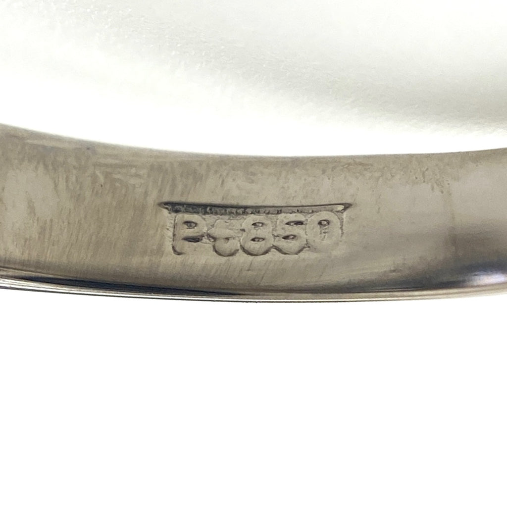 サファイア デザインリング プラチナ メレダイヤ 指輪 リング 11.5号 Pt850 サファイア ダイヤモンド レディース 【中古】nbjwl