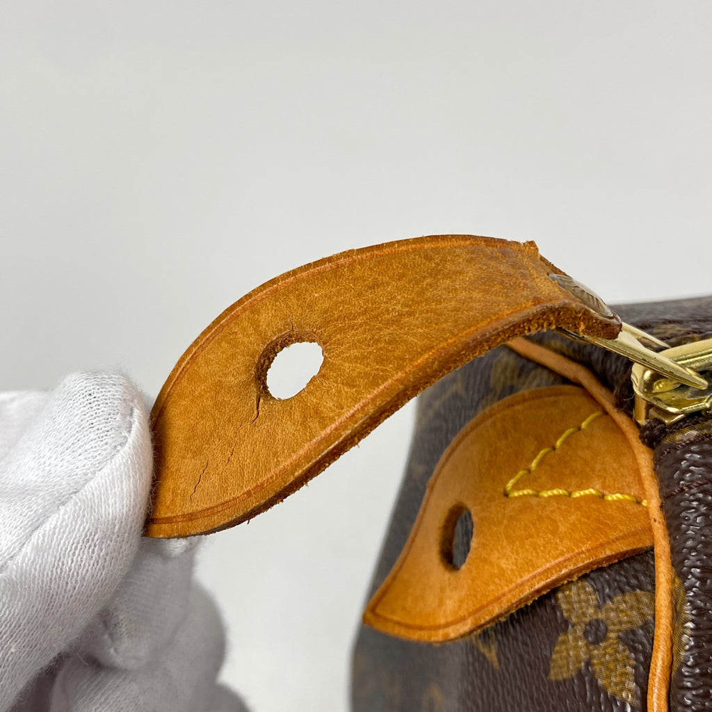 ルイ・ヴィトン スピーディ 30 ボストンバッグ 通勤 ハンドバッグ モノグラム ブラウン M41526 レディース 【中古】brbag