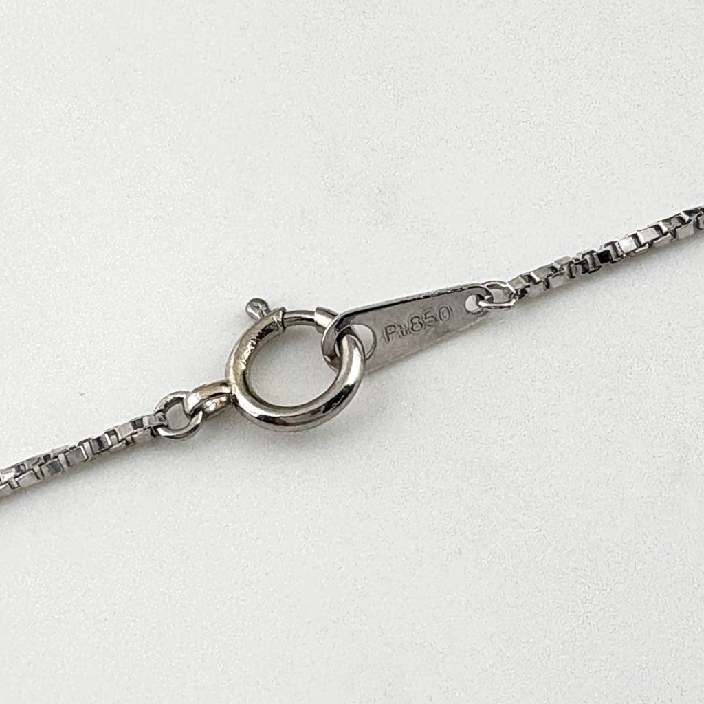 メレダイヤ デザインネックレス プラチナ ペンダント ネックレス Pt900 Pt850 ダイヤモンド レディース 【中古】nbjwl