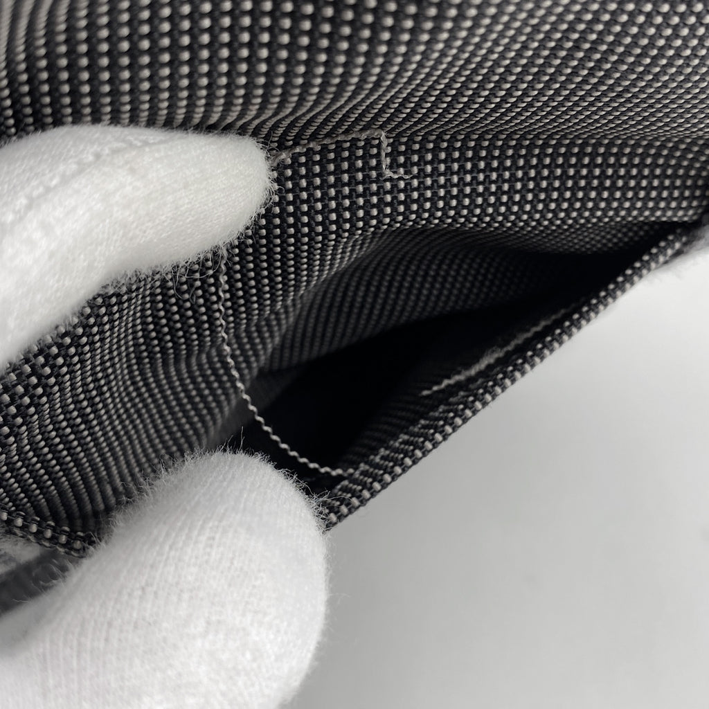 エルメス エールライン アド MM Hロゴ バックパック デイパック リュック ナイロンキャンバス グレー レディース 【中古】brbag