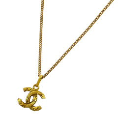 シャネル ココマーク ネックレス CC ペンダント ネックレス GP ゴールド レディース 【中古】bracc