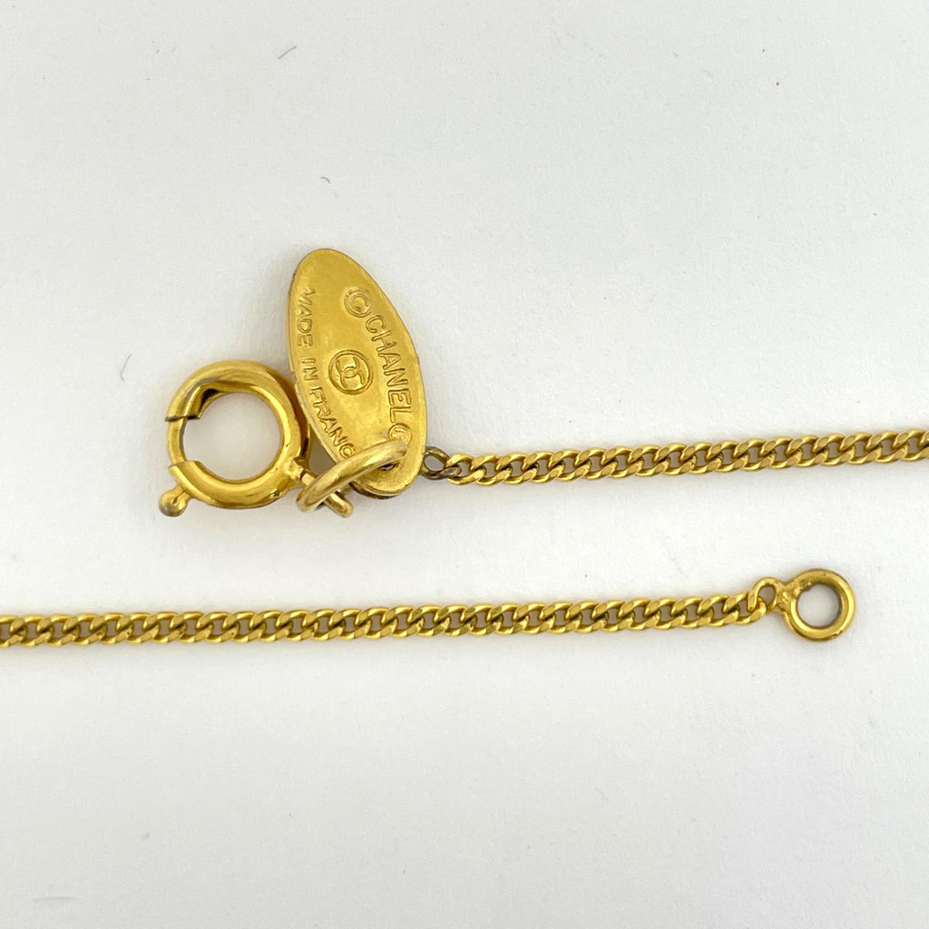 シャネル ココマーク ネックレス CC ペンダント ネックレス GP ゴールド レディース 【中古】bracc