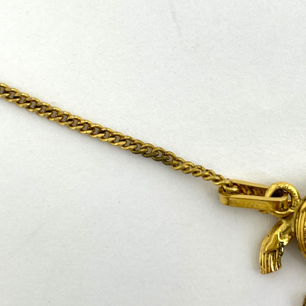 シャネル ココマーク ネックレス CC ペンダント ネックレス GP ゴールド レディース 【中古】bracc