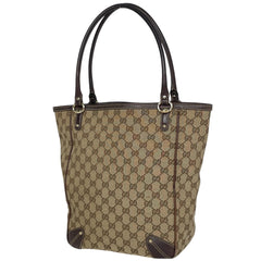 グッチ GG柄 トートバッグ ショルダーバッグ トートバッグ GGキャンバス ブラウン 161128 レディース 【中古】brbag