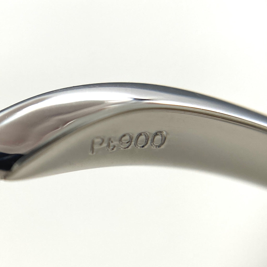 メレダイヤ デザインリング プラチナ 指輪 リング 16.5号 Pt900 ダイヤモンド レディース 【中古】nbjwl