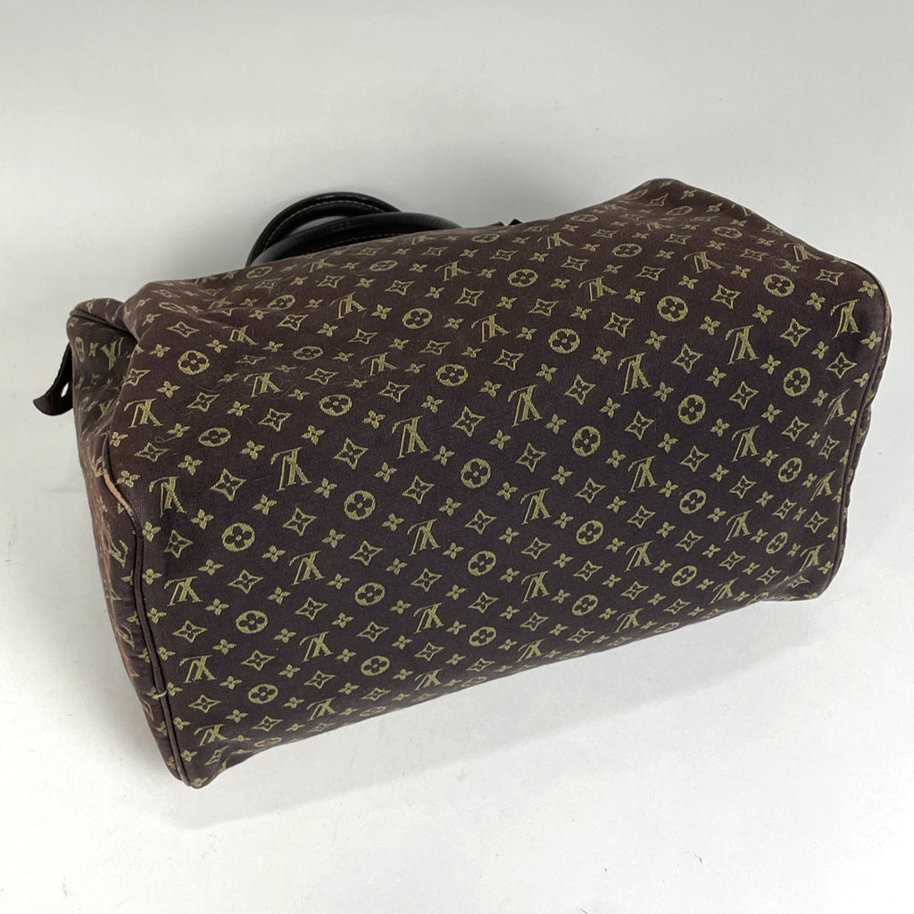 ルイ・ヴィトン スピーディ30 ボストンバッグ ハンドバッグ モノグラムミニラン エベヌ M95224 レディース 【中古】brbag